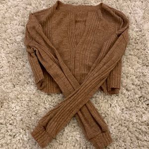 SHEIN Long Sleeve Crop Top